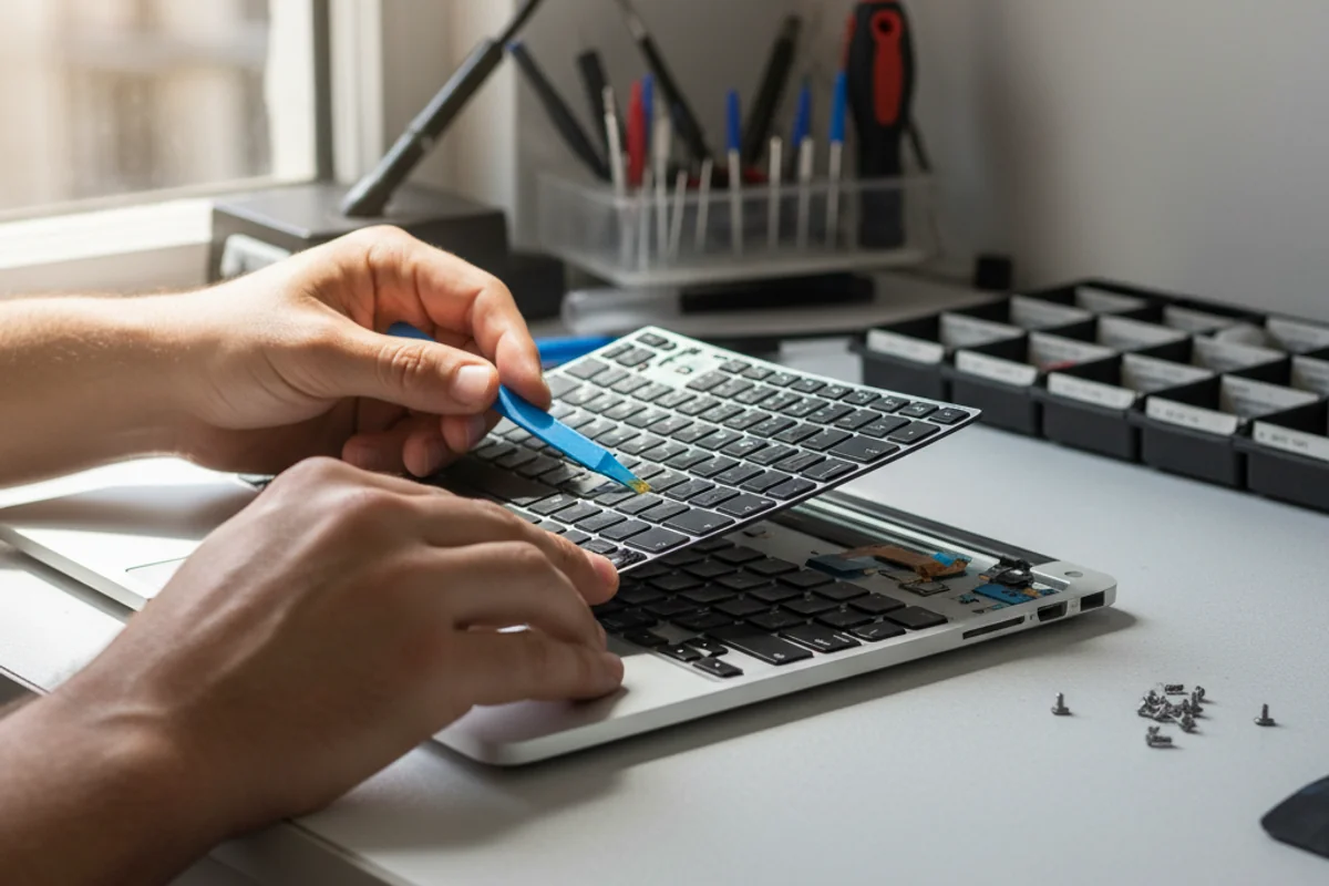 Changement clavier ordinateur portable à Jonction - Réparation Ordinateurs Genève