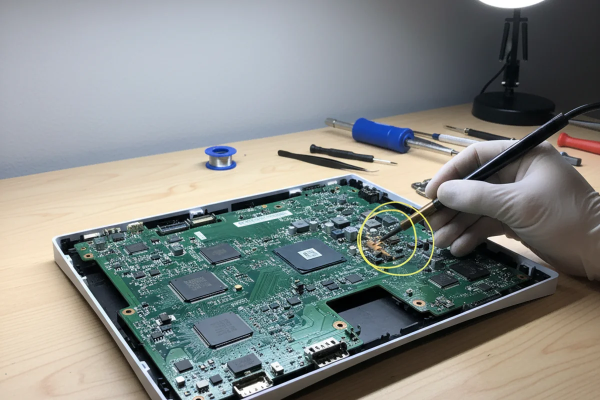 Réparation port HDMI console à Jonction - Réparation Ordinateurs Genève