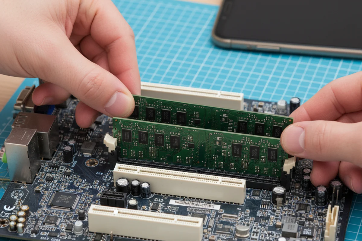 Upgrade mémoire RAM à Jonction - Réparation Ordinateurs Genève